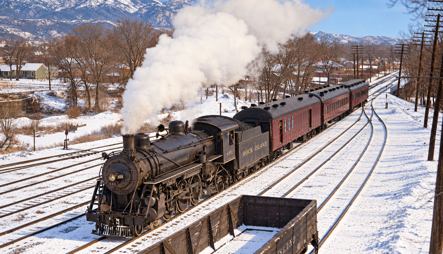 CRI&P train, engine number 891